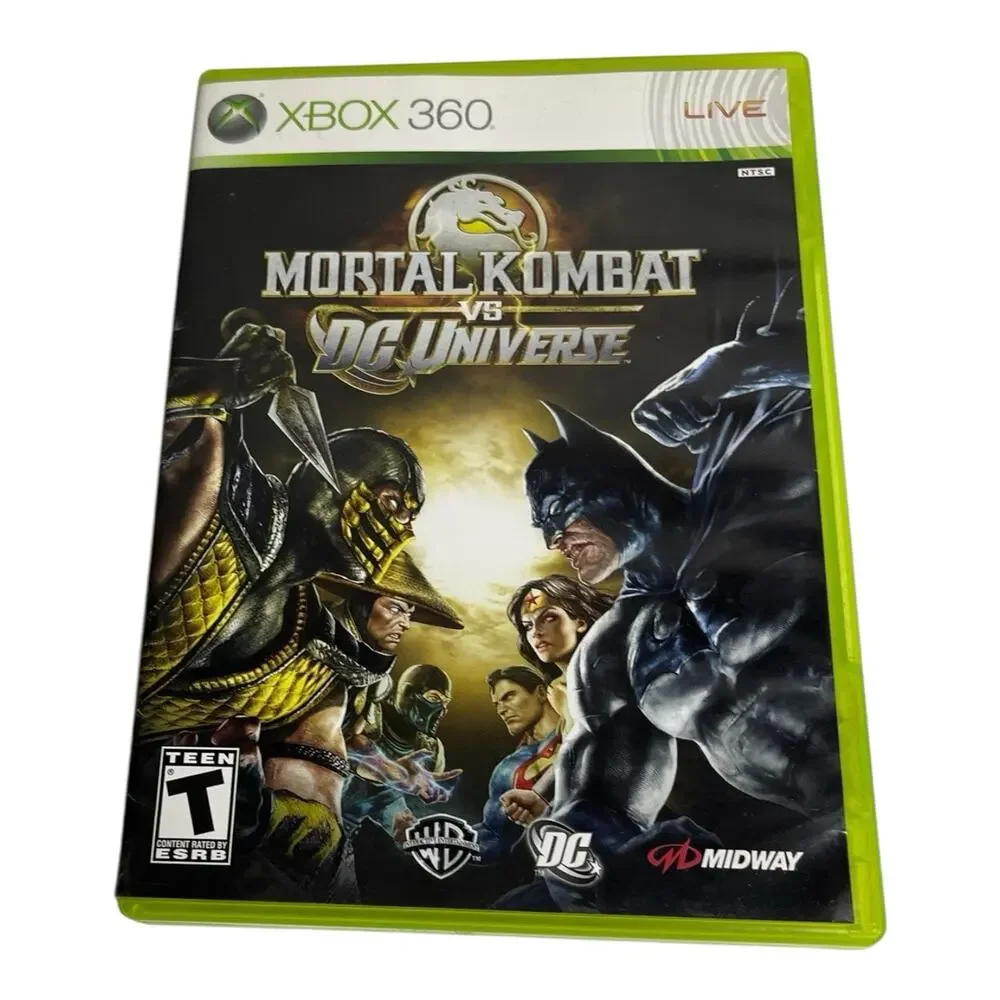 Mortal‎ Kombat vs. DC Universe Xbox 360 2008 Video Game Complete Tested Working